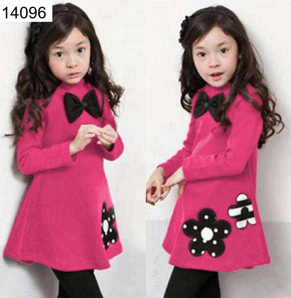 Jual PRODUK PO  Fuchia Kids Long Top - 14096